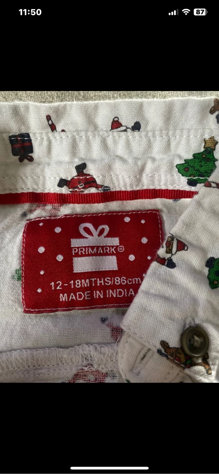 Chemise noel - photo numéro 3