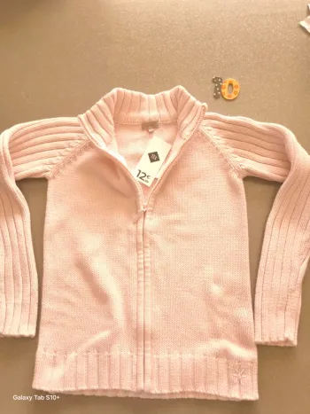 Gilet neuf zip rose 🌹