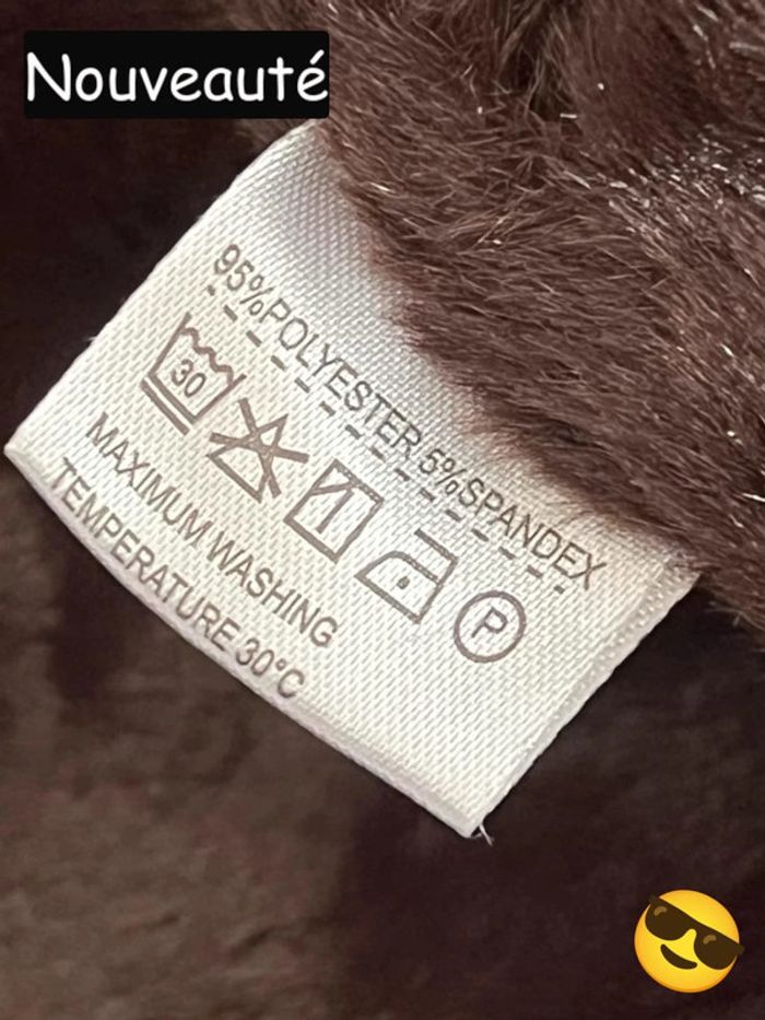 Parka à capuche kaki neuf toute douce à l’intérieur - taille M - ici moda - photo numéro 10