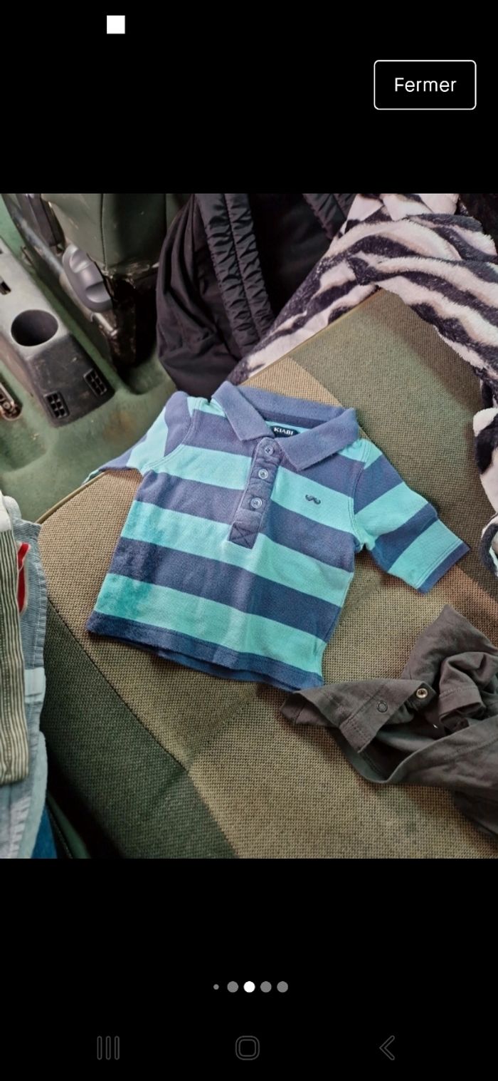 Vens lot de vêtement taille 1 mois bébé garçon - photo numéro 3