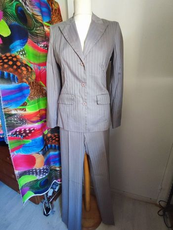Costume Femme T36 Gris 2 pièces