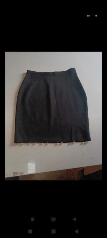 Jupe femme Lolita Lempicka paris rétro vintage ancien taille 38 avec perles