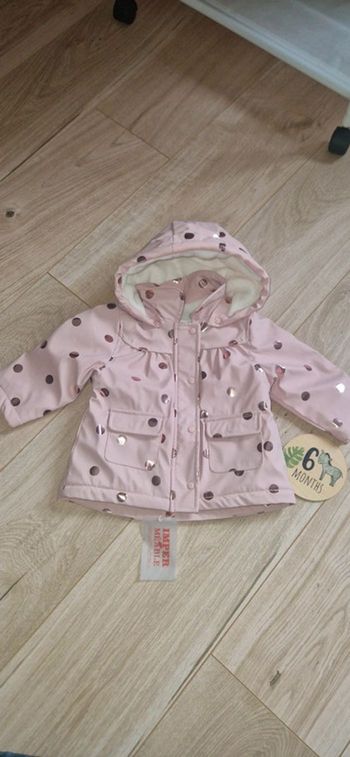 Blouson imperméable Du Pareil au Même en 6 mois/imperméable neuf