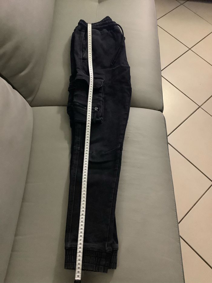 Pantalon type cargo slim noir Taille XS marque FSBN - photo numéro 9