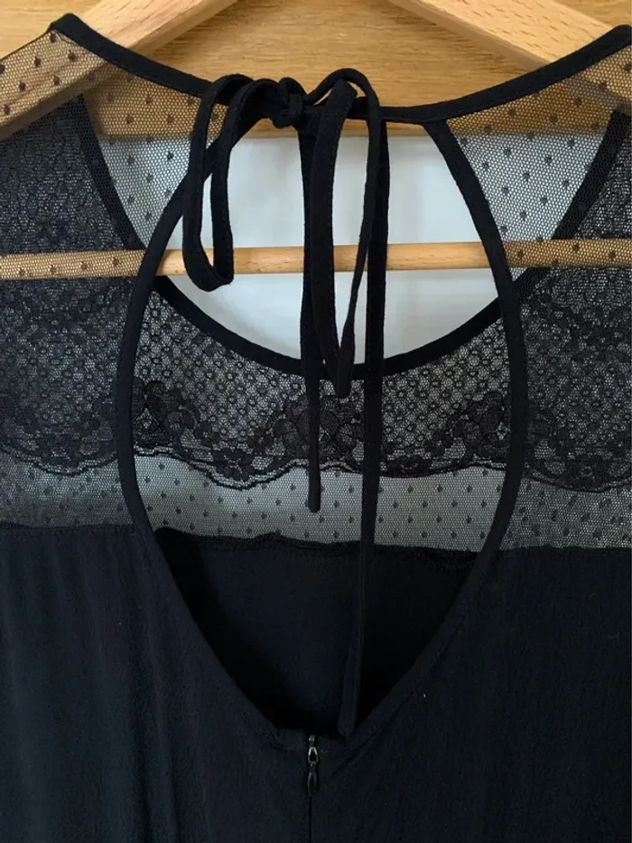 Combinaison pantalon dentelle / noire - photo numéro 4