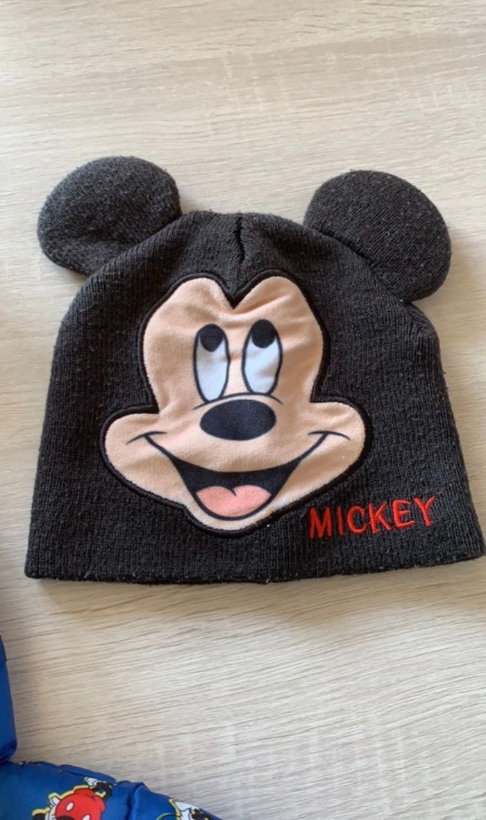 Manteau mickey et son bonnet - photo numéro 5