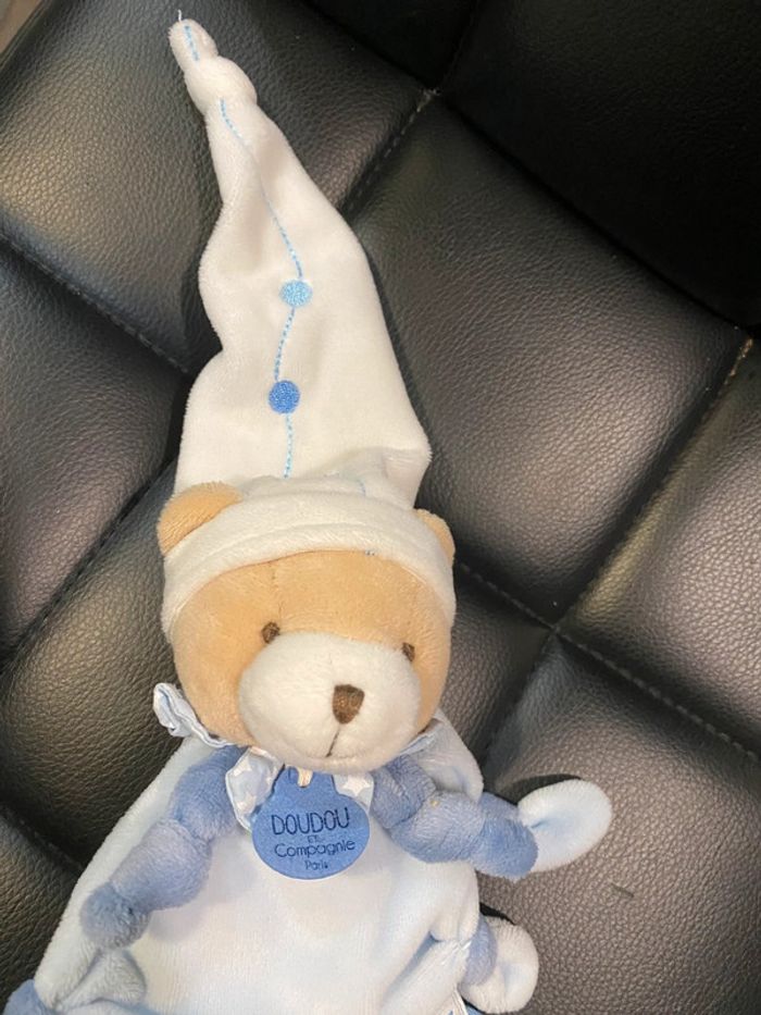 Doudou et compagnie ourson hochet bleu - photo numéro 4