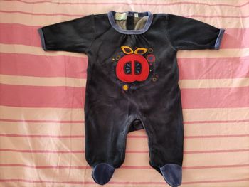 Grenouille pyjama hiver bébé garçon