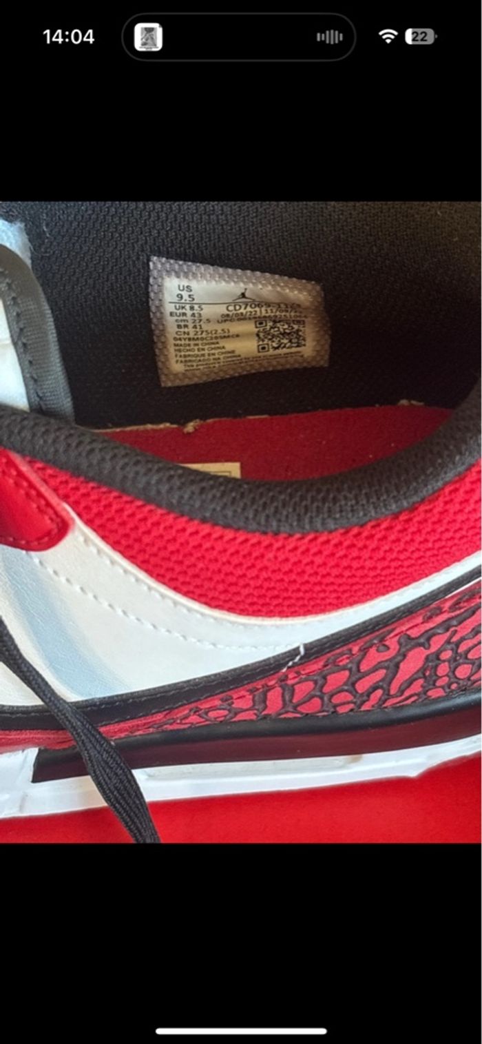 Air Jordan Legacy 312 Low 'Chicago Red' - photo numéro 2