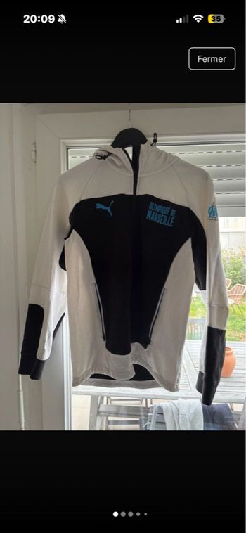 Veste, puma olympique de Marseille, Thaï, S