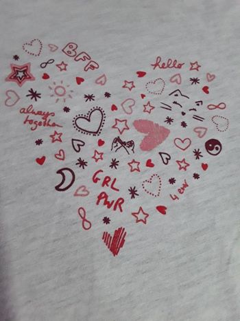 Tee shirt coeur