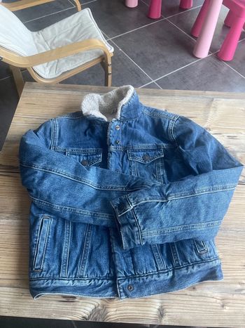 Veste en jean Teddy Smith 14 ans doublée