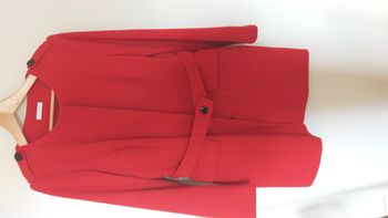 manteau  rouge  Promod
