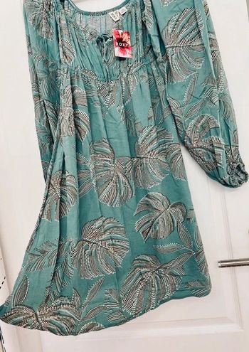 Robe été Roxy S turquoise coastal sound