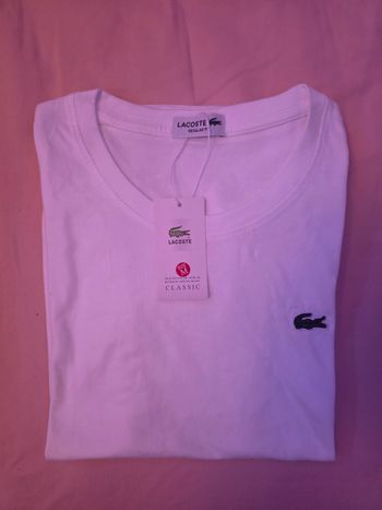 T-shirt Lacoste M blanc