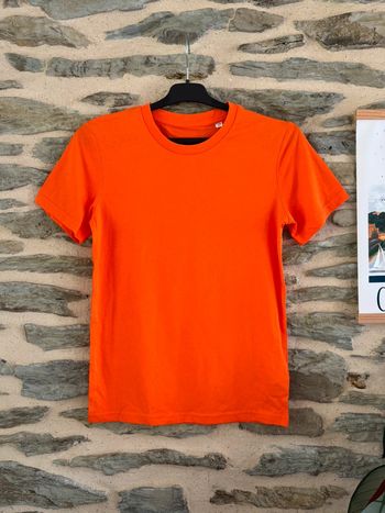 T-shirt orange XXS neuf