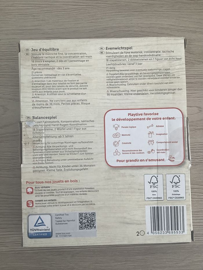 Jeu d’équilibre pour enfant - photo numéro 2