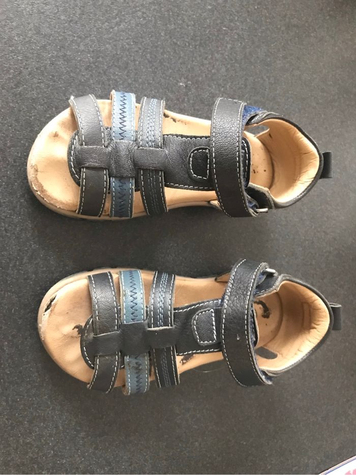 Sandales garçon cuir - photo numéro 2