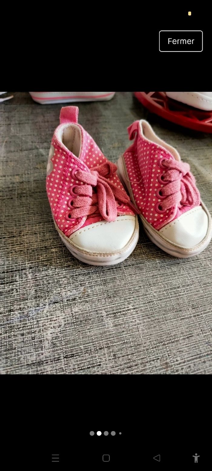 Lot de chaussure fille 6 mois - photo numéro 7