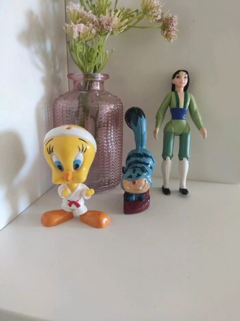 Figurine Titi, Mulan et Lucifer dans Cendrillon