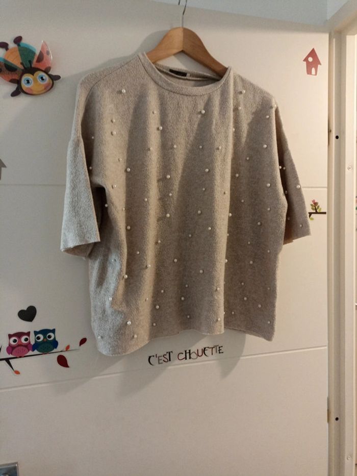 Pull femme manches 3/4 Zara taille S