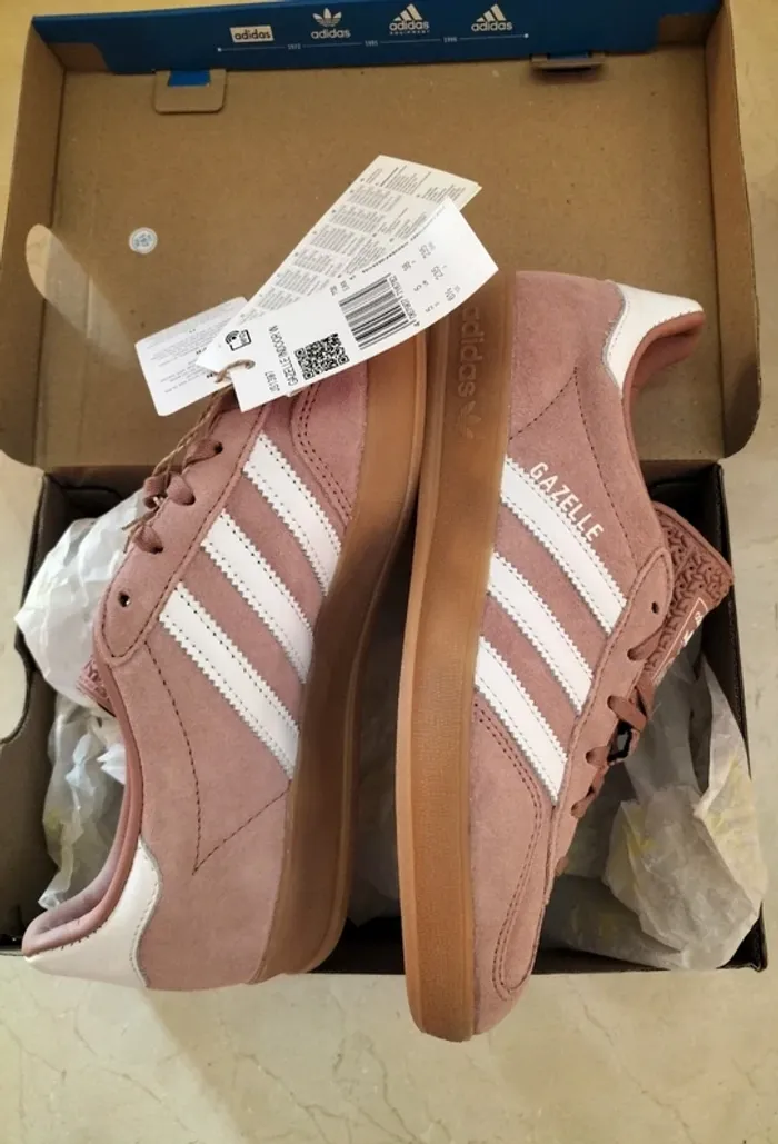 Adidas Adidas Gazelle warm clay - vieux rose - photo numéro 7