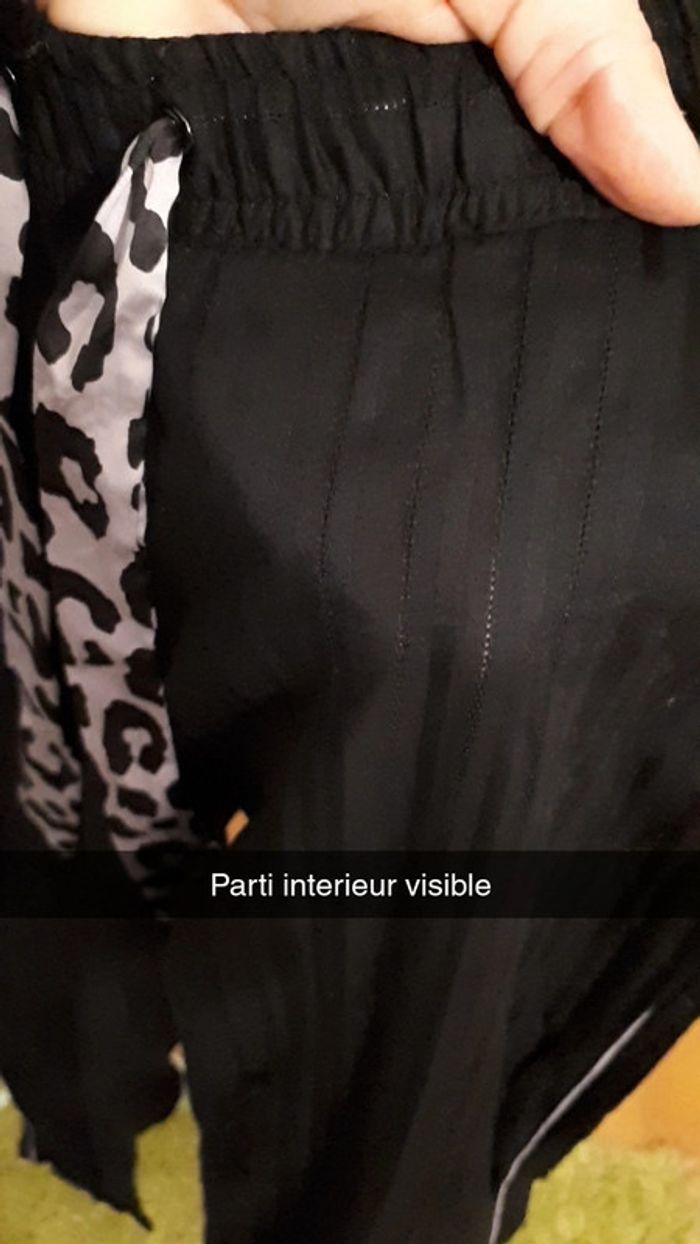 Pantalon noir avec ceinture T S - photo numéro 2