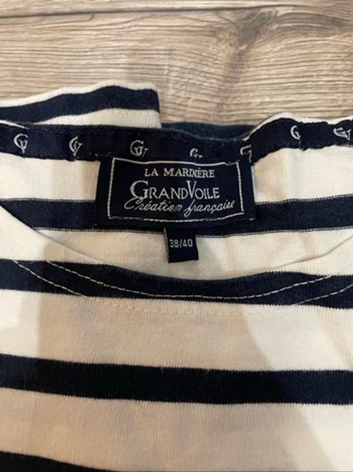Haut marinière la grande voile taille 38/40 - photo numéro 2