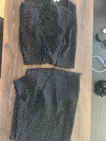 Darjeeling pyjama noir haut et bas 40