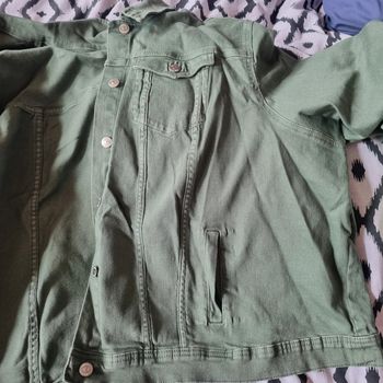 Veste en jean kaki kiabi 4xl neuve sans etiquette