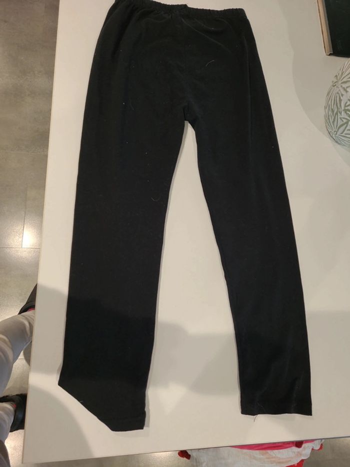 Leggings noir fille, taille 8 ans - photo numéro 3