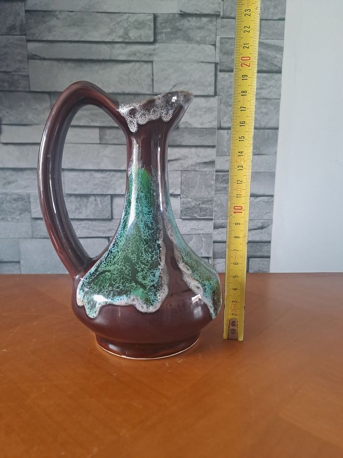 Petit pichet marron vert Vallauris - photo numéro 9