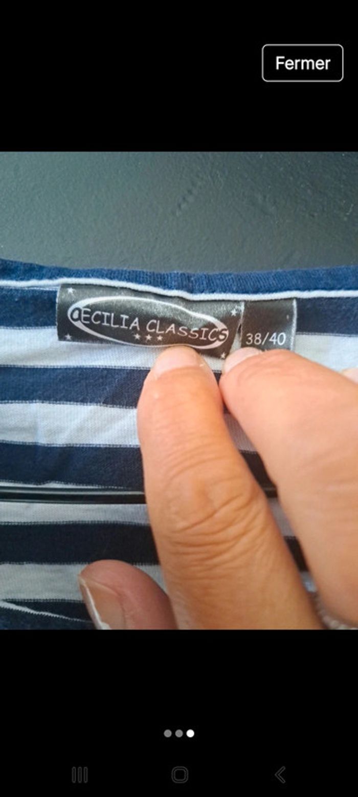 Robe marinière Cécilia Classics 38/40 - photo numéro 3