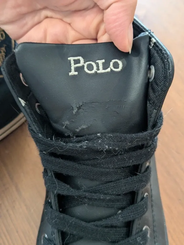 Basket montante Ralph Lauren noir - photo numéro 15