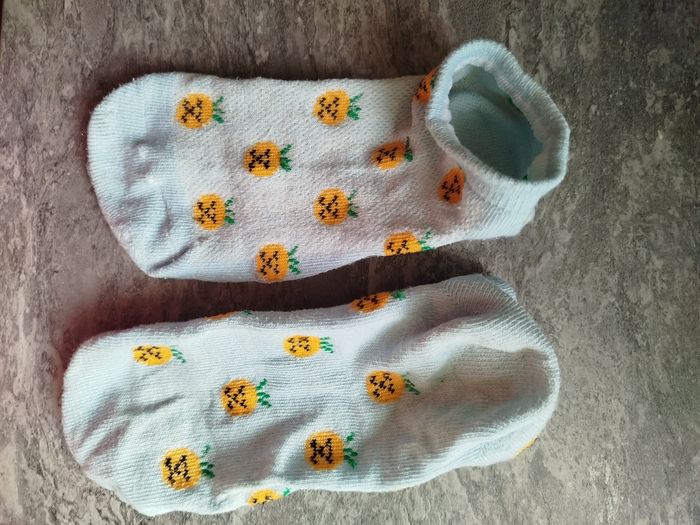 Chauss ananas bleu