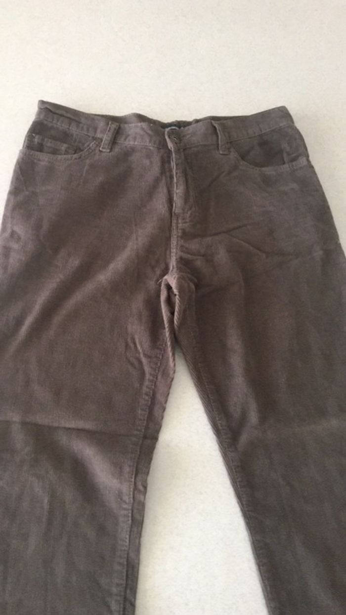 Pantalon côtelé droit XL Homme - photo numéro 2