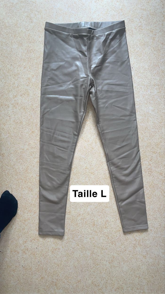 Pantalon cuir