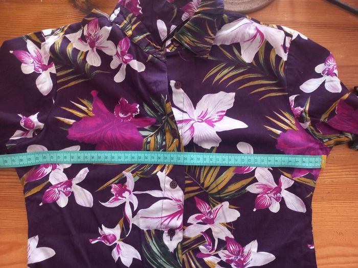 Chemise fleurie manches longues - photo numéro 8