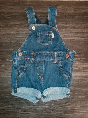 Salopette short 9 mois