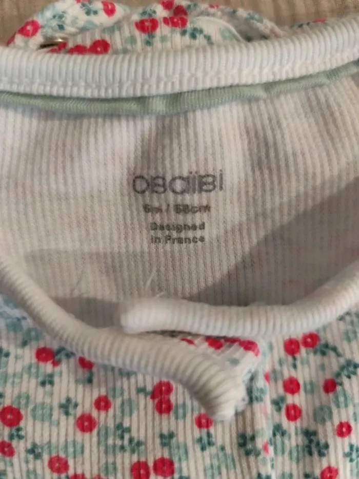 Grenouillère Obaïbi 6M/68cm - photo numéro 6