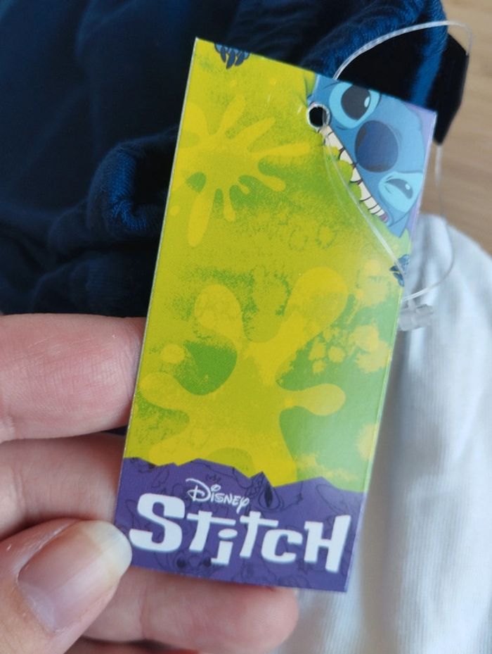 Ensemble short + maillot stitch Disney - neuf avec étiquette mixte 98/104cm - photo numéro 2