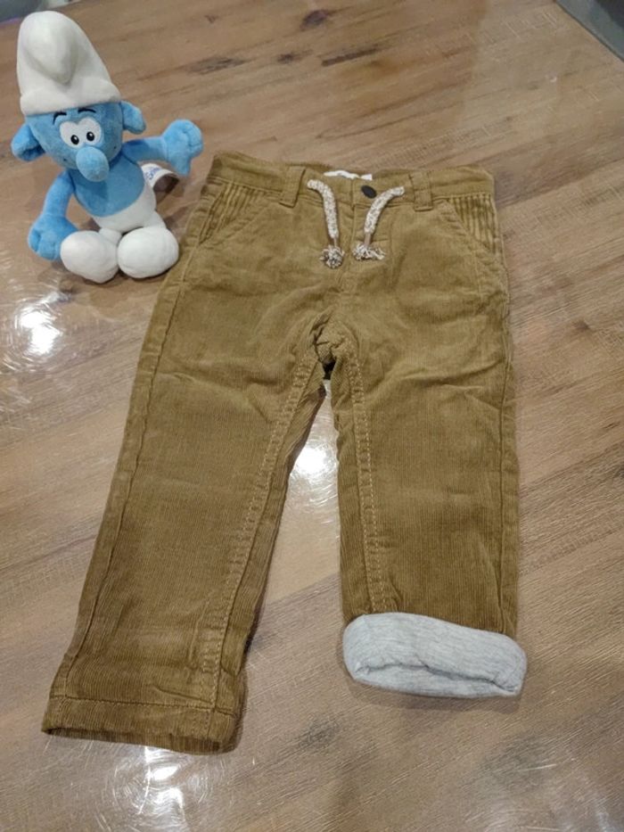 Pantalon velours marron