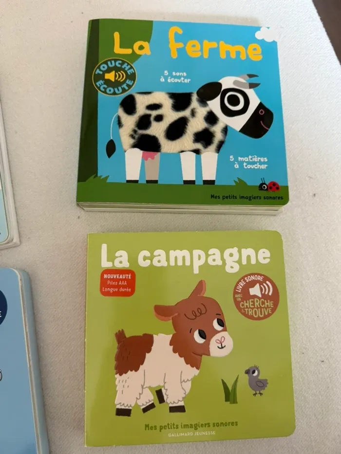 Lot de 4 livres musical et sensoriel - photo numéro 2