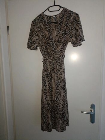 Robe longue léopard