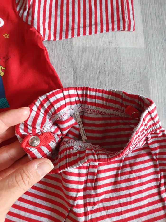 Pyjama fin coton été Orchestra 3 mois - photo numéro 3