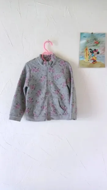 🦄Gilet zippé, United colors of Benetton, 3-4 ans (100cm)