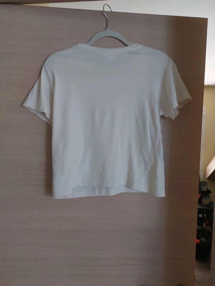 Tee-shirt beige imprimé  hippocampe - photo numéro 3
