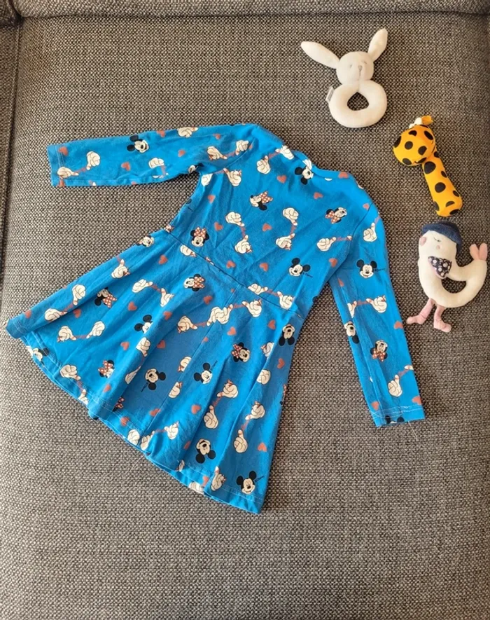 Robe Minnie et Mickey manches longues 3 ans - photo numéro 7