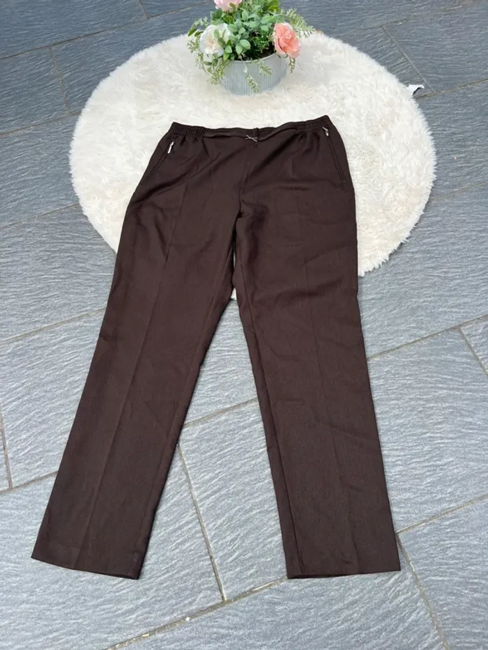Pantalon femme 44 détails argenté