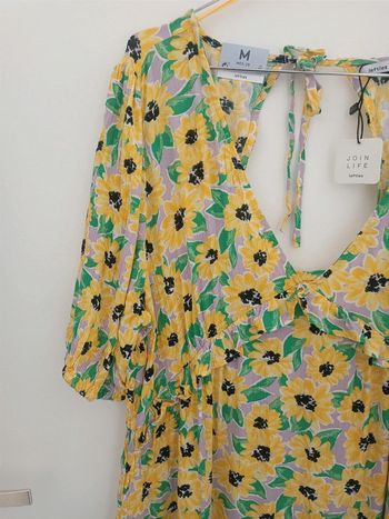 Robe fleurie tournesol Taille M Lefties Neuf avec étiquette